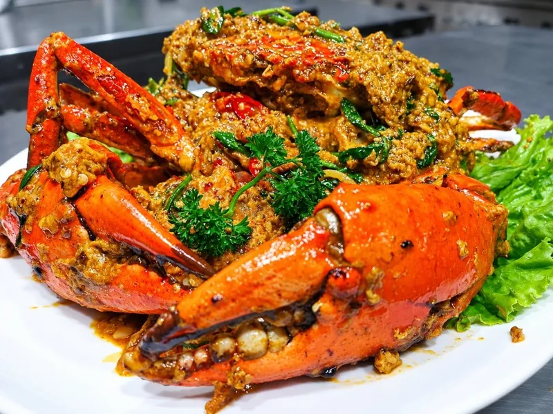 Kepiting Curry Telur